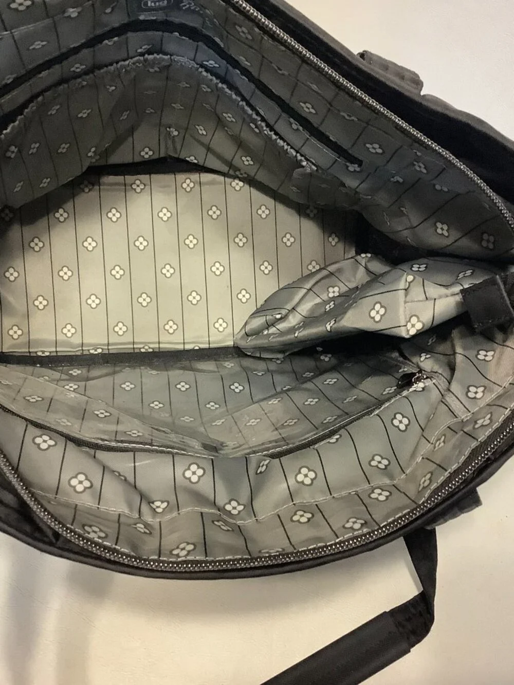 Lug Rally Tote Purse Bag Black 16